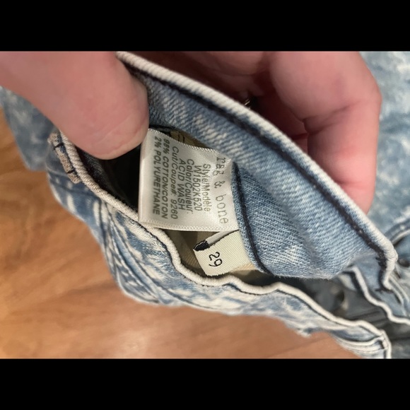 Rag & Bone light acid washed skinny jeans Size 29 - Picture 4 of 7